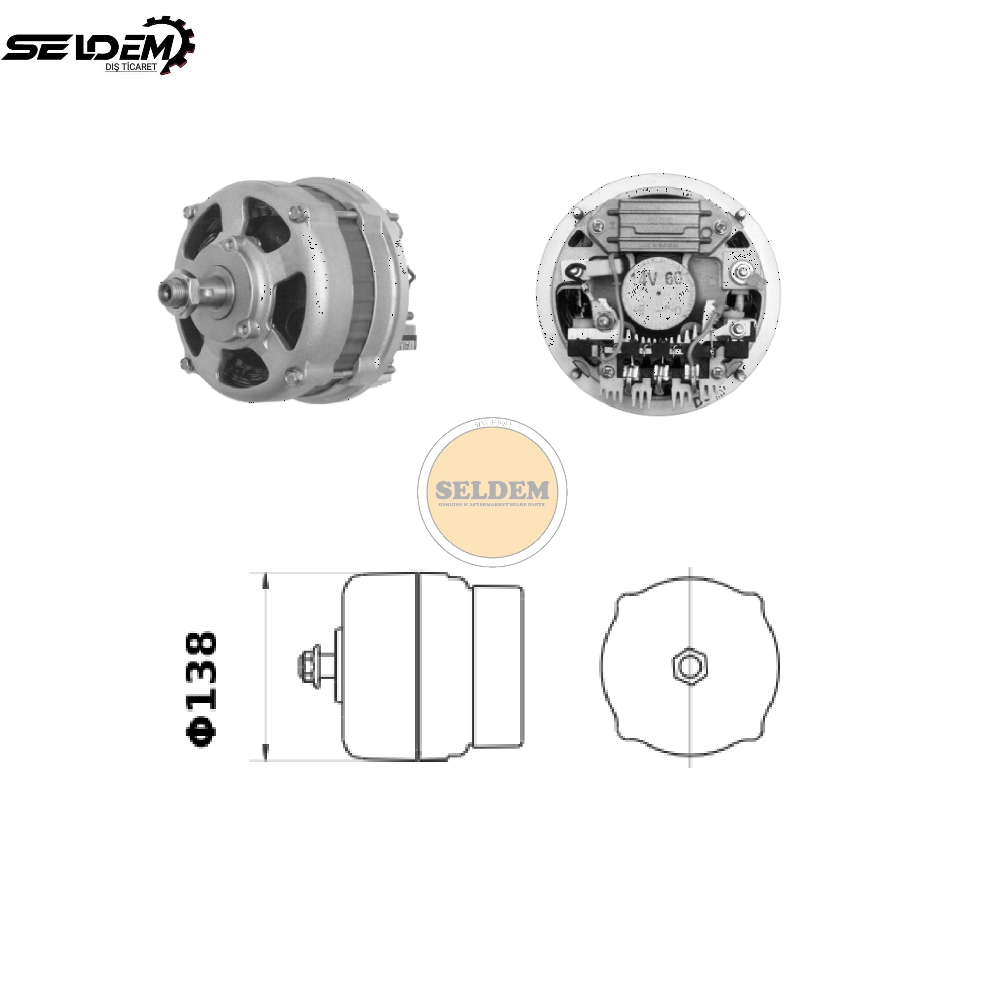 Deutz 01180661 GENERATOR