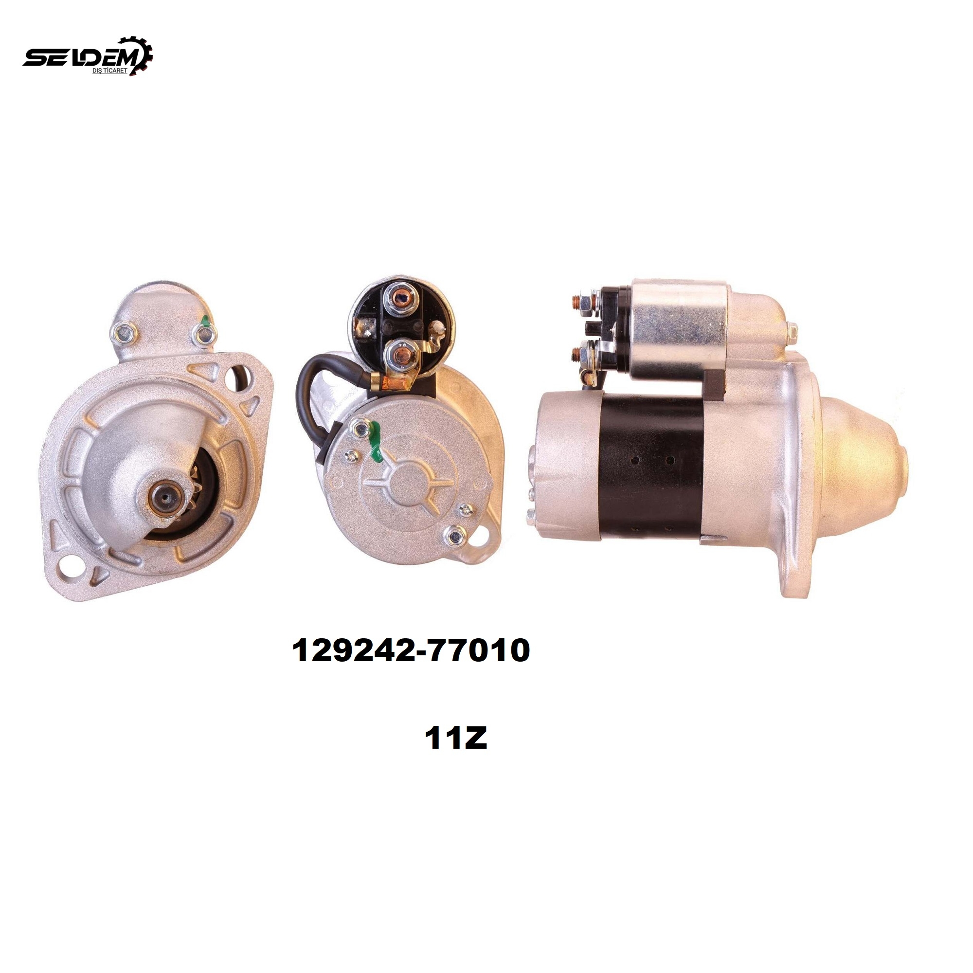 Yanmar 3TNV Marş Motoru Komple ( Starter ) 129242-77010
