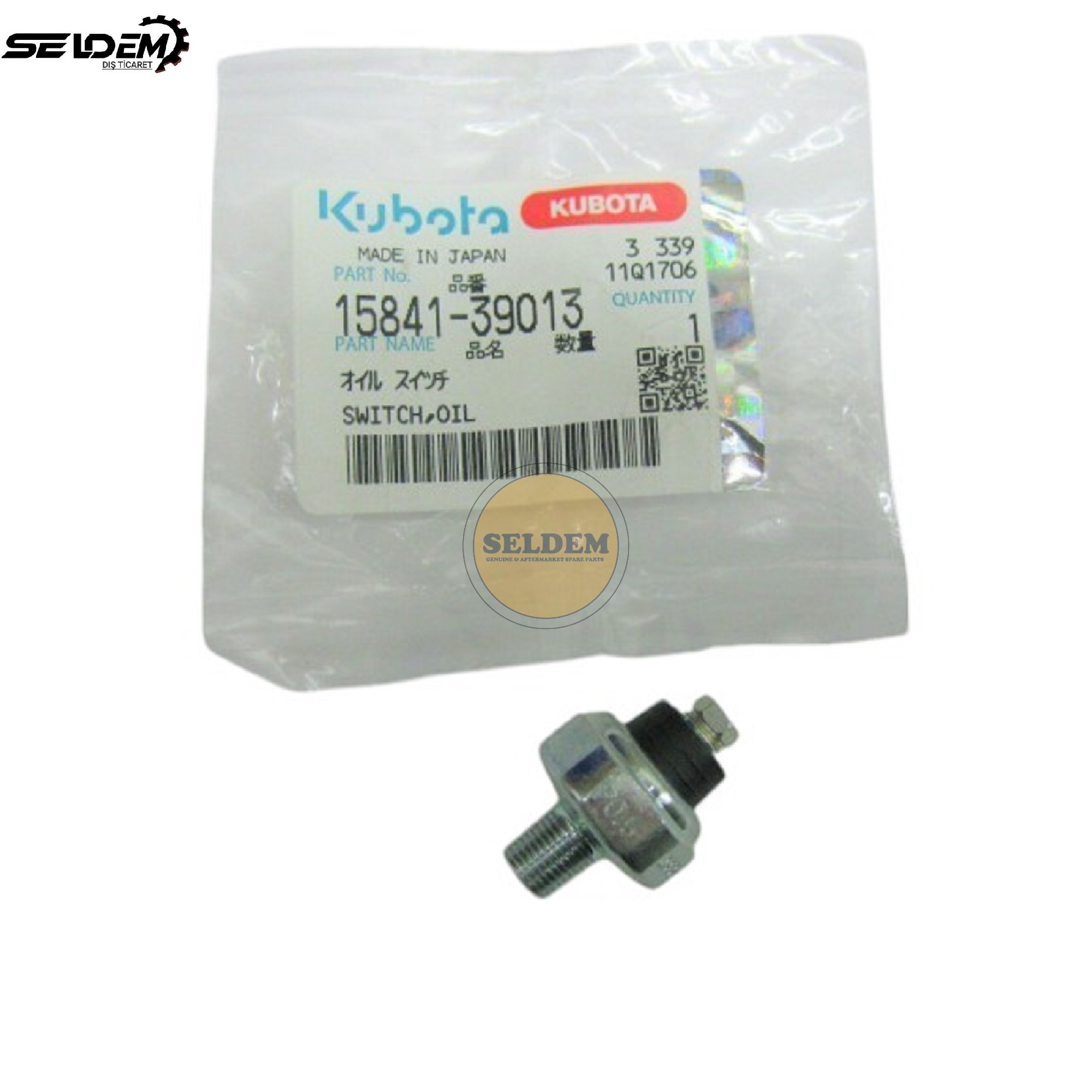 Kubota V2403 V2203 Z402 Oil Pressure Switch 15841-39013