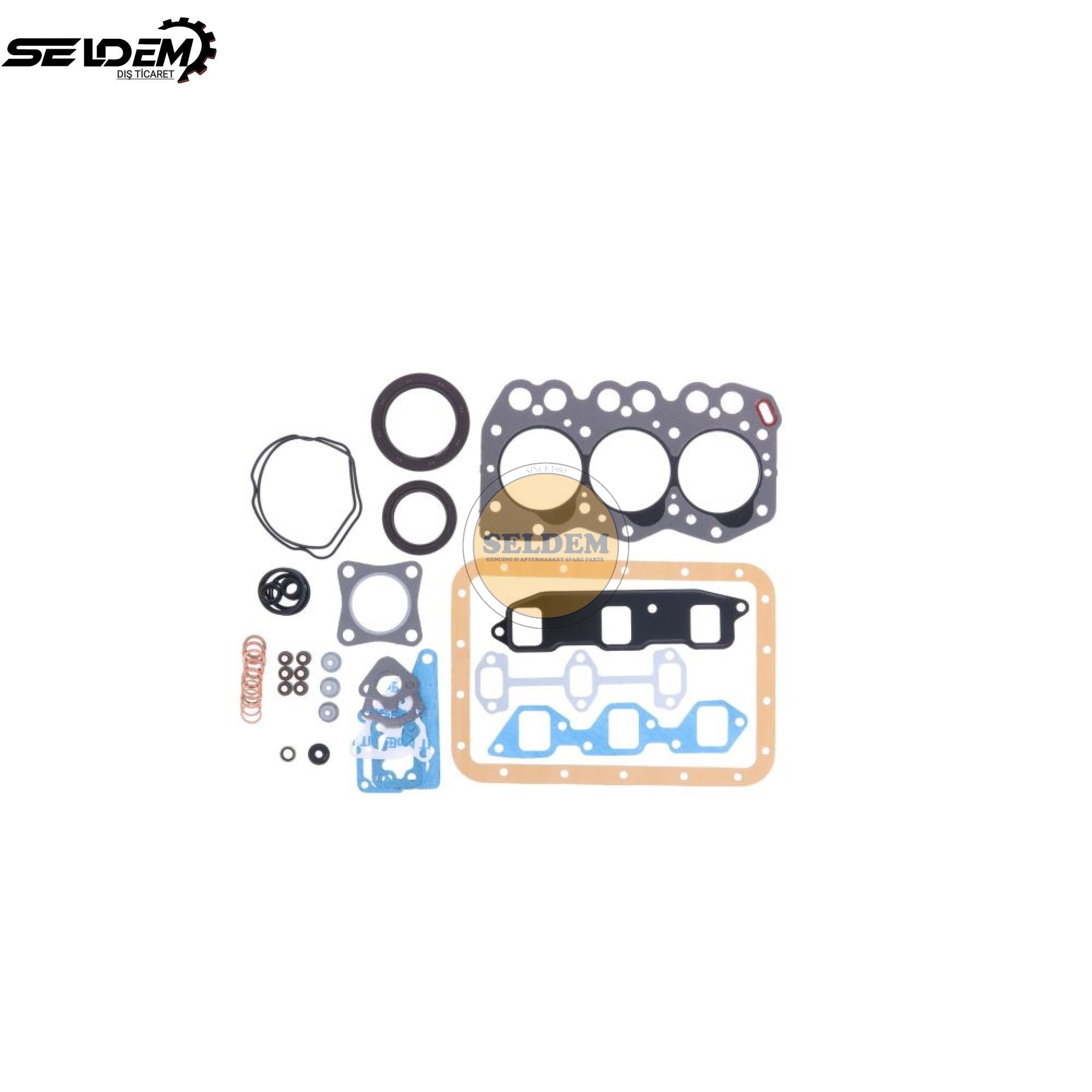Yanmar 3TNE68 Engine Gasket Kit Full 119285-77950
