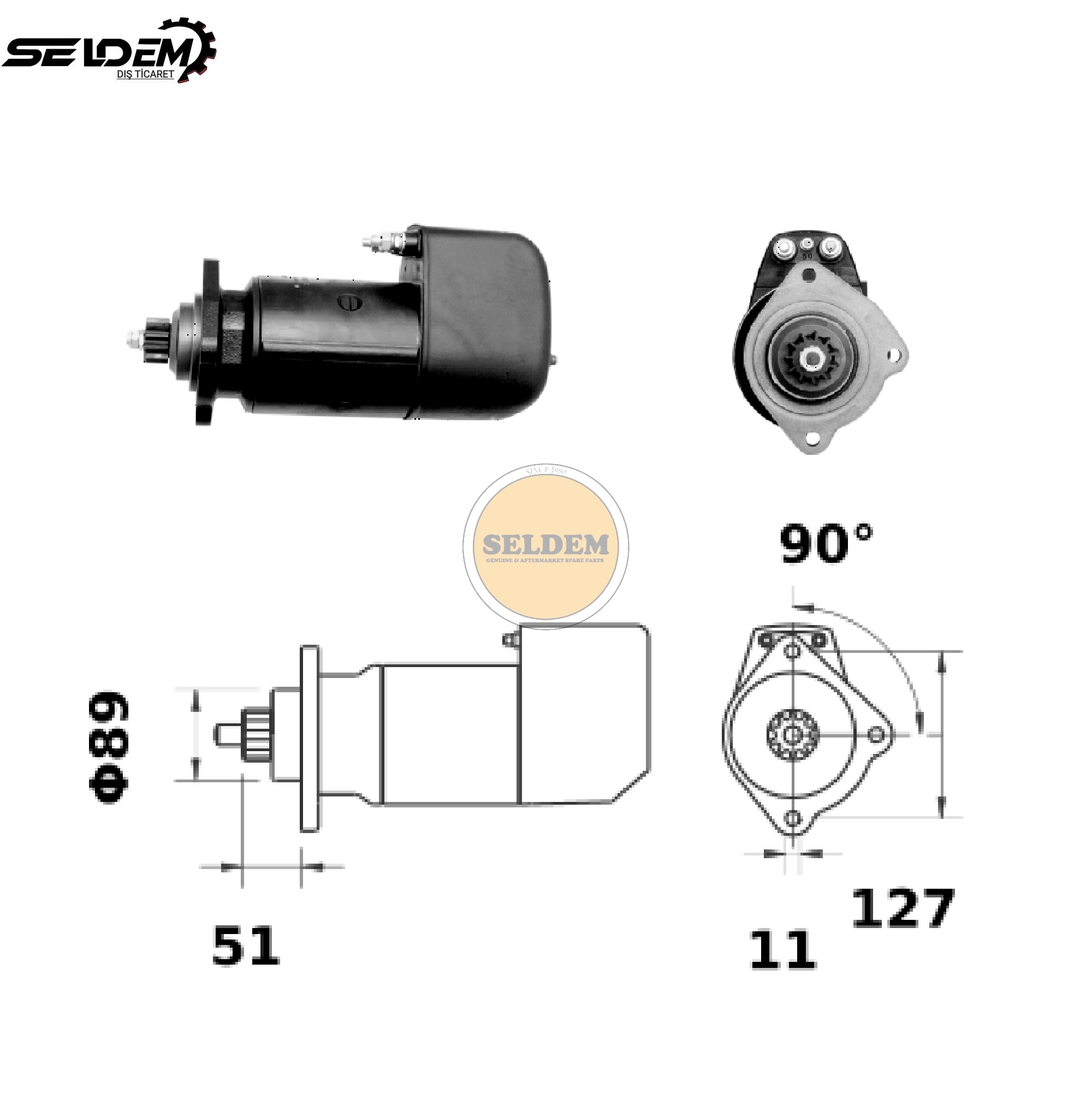Deutz 01174641 STARTER