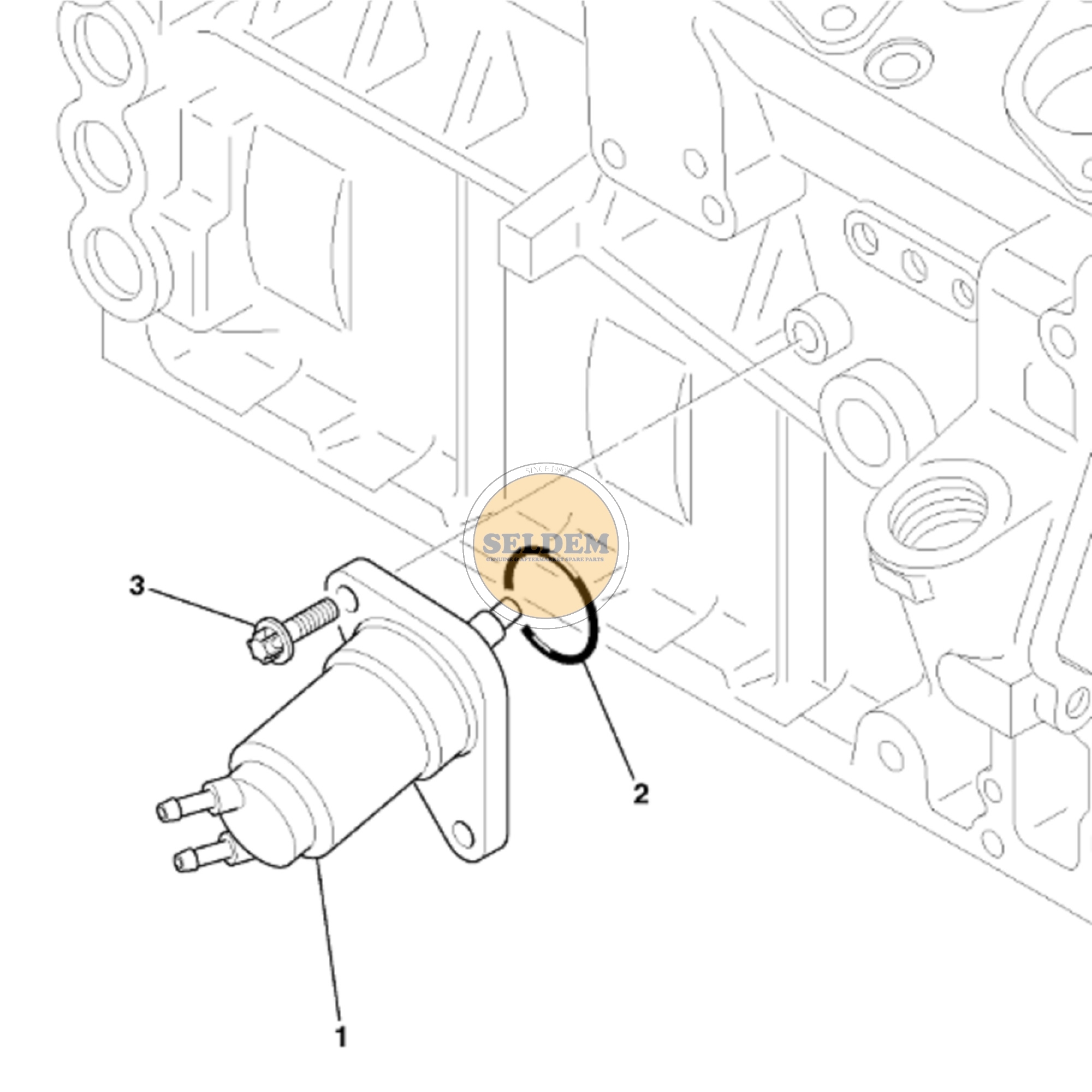 Fuel Pump 17/925600 JCB