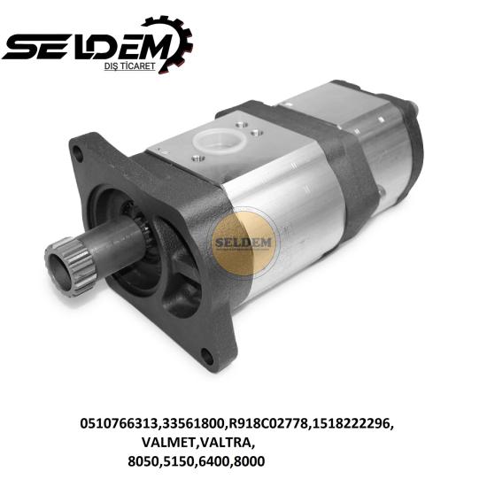 0510766313,Valmet,Valtra, Hidrolik Dişli Pompa