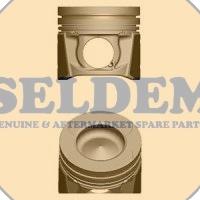Motor Piston + Segman Master III 2.3DCI M9T EURO 4-5 (85.00MM) / STD