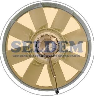 Fan Clutch with Plastic Fan - 0002007722, A0002007722
