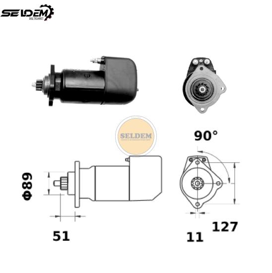 Deutz 01174637 STARTER