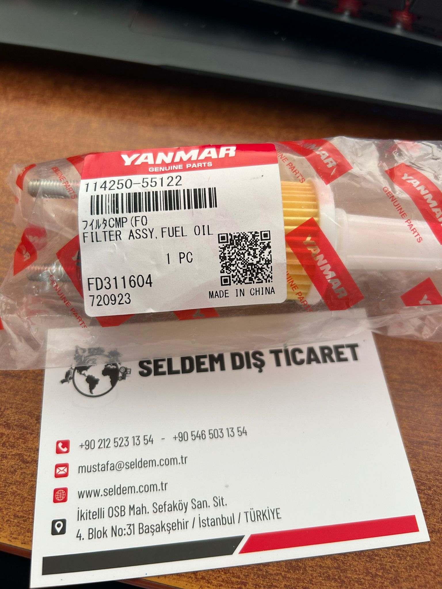 FILTER ASSY,FUEL OIL - 114250-55122, 11425055122